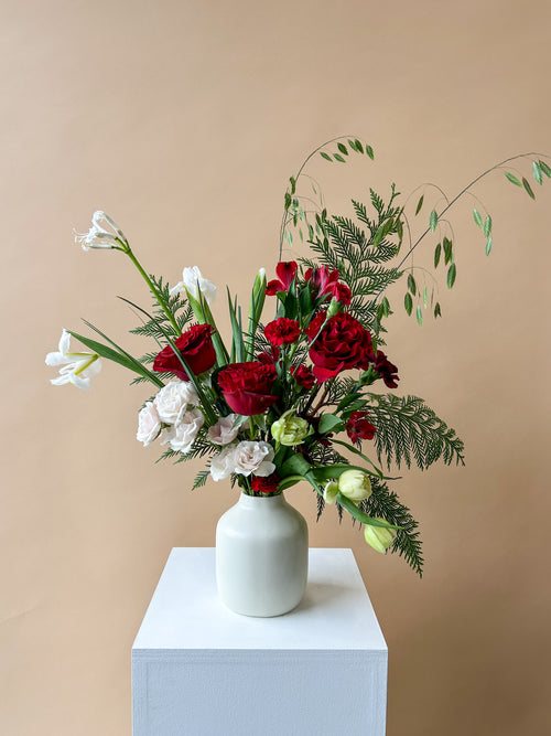 Holiday Seasonal Jug Arrangement