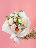 Valentine's Sweet Heart Posy Bouquet